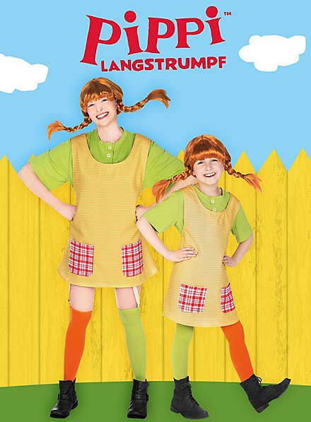 Pippi Longstocking Costume for Kids - maskworld.com